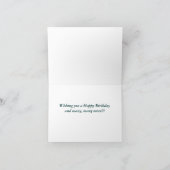 Sonnenblume-Blumenstrauß Karte (Innenseite)