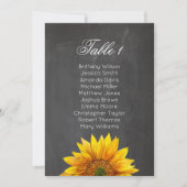 Sonnenblume. Blumenzwiebelkarte Einladung (Vorderseite)