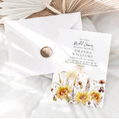 Sonnenblume Boho Wildblume Modernes Brautparty Inv Einladung