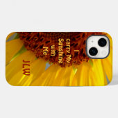 Sonnenblume Botanisch trage ich meinen Sonnenschei Case-Mate iPhone Hülle (Rückseite (Horizontal))