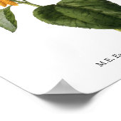 Sonnenblume Botanische Mary Eaton Poster (Ecke)