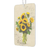 Sonnenblume Bouquet auf Brick Autolufterfrischer (Links)