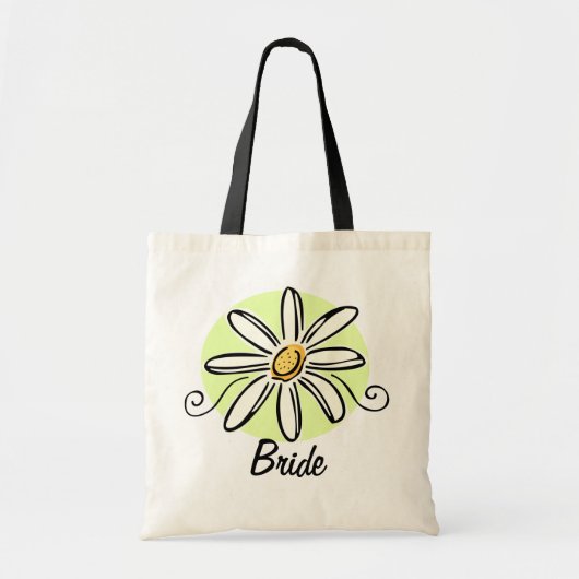 Sonnenblume-Braut-Taschen-Tasche Tragetasche (Vorne)