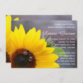 Sonnenblume-Brautparty-Einladung Einladung (Vorne/Hinten)