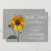 Sonnenblume-Brautparty-Einladungen Einladung (Vorne/Hinten)