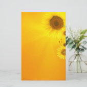 Sonnenblume Briefpapier (Stehend Vorderseite)
