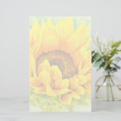 Sonnenblume Briefpapier (Stehend Vorderseite)