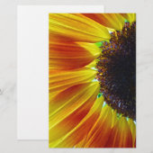 Sonnenblume Briefpapier (Vorne/Hinten)