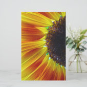Sonnenblume Briefpapier (Stehend Vorderseite)