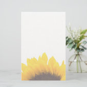 Sonnenblume-Briefpapier Briefpapier (Stehend Vorderseite)