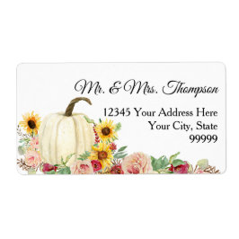 Sonnenblume Burgundy Pink Floral Wasserfarbenkürbi