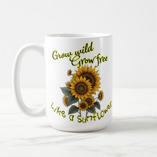 Sonnenblume Burst Tasse (Links)