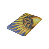 Sonnenblume Butterfly Bath Mat Badematte (Schrägansicht)