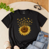 Sonnenblume Butterfly-Hemd Tri-Blend Shirt