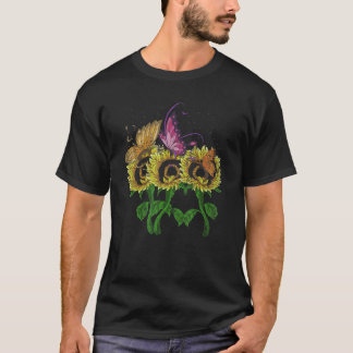 Sonnenblume Butterfly Sammler Entomologie Tier Bu T-Shirt