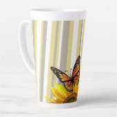 Sonnenblume ButterflyTulip Latte Tasse (Linke Ecke)
