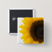 Sonnenblume Button (Vorne & Hinten)
