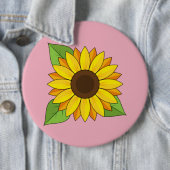 Sonnenblume Button (Beispiel)