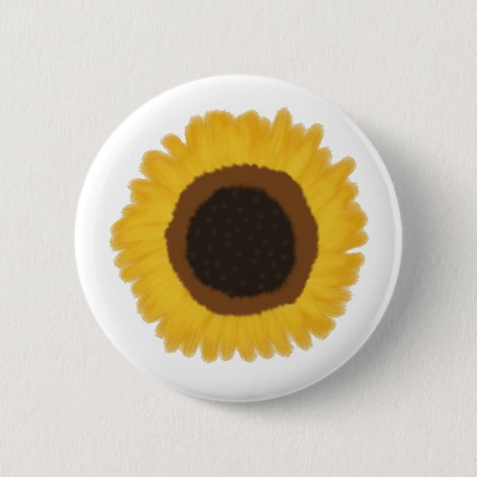 Sonnenblume Button (Vorderseite)