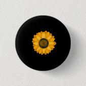 Sonnenblume Button (Vorderseite)