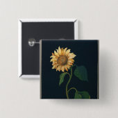 Sonnenblume Button (Vorne & Hinten)