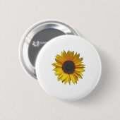 Sonnenblume Button (Vorne & Hinten)