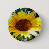 Sonnenblume Button (Vorderseite)