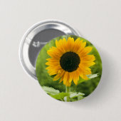 Sonnenblume Button (Vorne & Hinten)