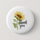 Sonnenblume Button (Vorderseite)