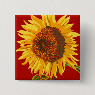 Sonnenblume Button