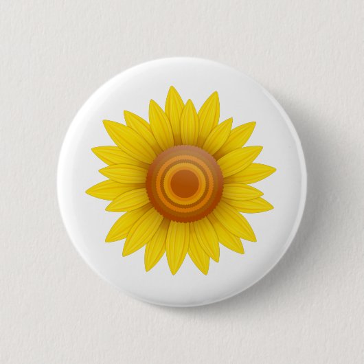 Sonnenblume Button (Vorderseite)