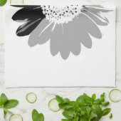 Sonnenblume BW Küchentuch (Gefaltet)