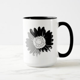 Sonnenblume BW Tasse
