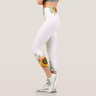 Sonnenblume capri leggings