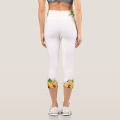 Sonnenblume Capri Leggings (Rückseite)