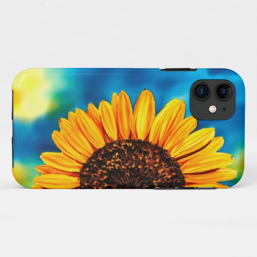 Sonnenblume Case-Mate iPhone Hülle (Rückseite (Horizontal))