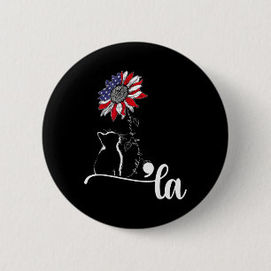 Sonnenblume Cat Comma La Kamala Harris für den Prä Button