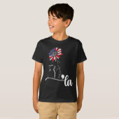 Sonnenblume Cat Comma La Kamala Harris für den Prä T-Shirt (Vorne ganz)