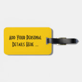 Sonnenblume cd ltcna gepäckanhänger (Rückseite horizontal)