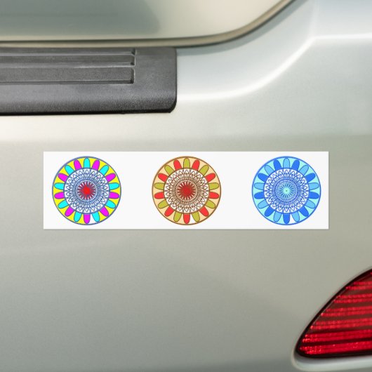 SONNENBLUME Chakra Mandala Autoaufkleber (Auf Auto)