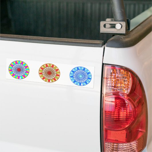 SONNENBLUME Chakra Mandala Autoaufkleber (Auf Lkw)