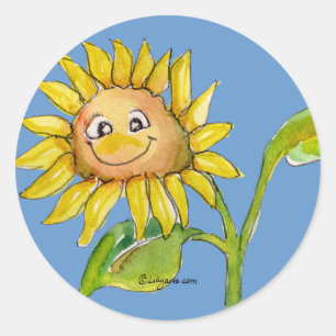 Sonnenblume Clipart Aufkleber 10