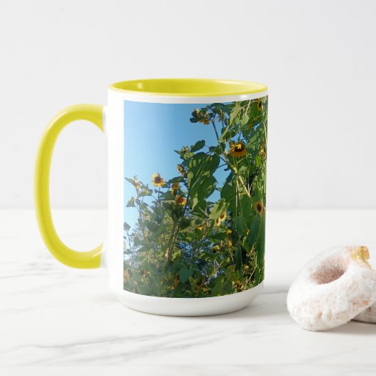 Sonnenblume Combo Tasse (Mit Donut)