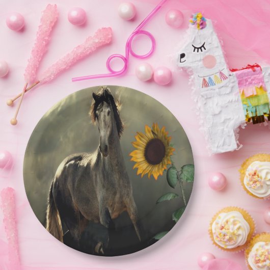 Sonnenblume Cowboy Paper-Teller Pappteller (Party)