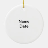 Sonnenblume-Cowgirl-Verzierung Keramikornament (Hinten)