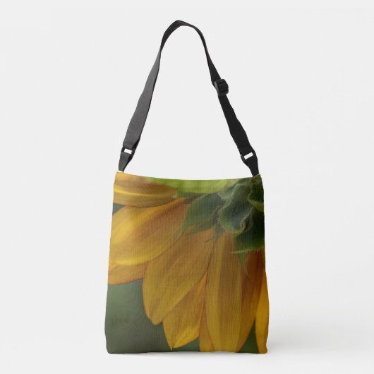 Sonnenblume Crossover Tote Tasche (Rückseite)