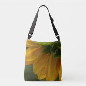 Sonnenblume Crossover Tote Tasche (Vorderseite)