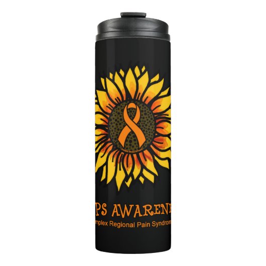 Sonnenblume ...CRPS Thermal Tumbler Thermosbecher (Vorderseite)