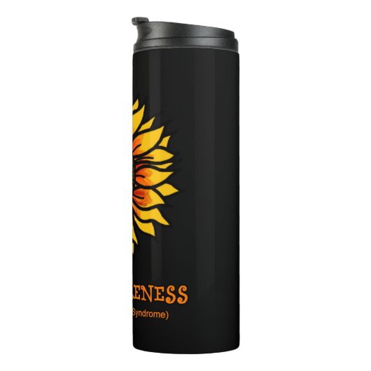 Sonnenblume ...CRPS Thermal Tumbler Thermosbecher (Nach rechts gedreht)