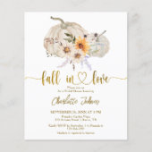 Sonnenblume Daisy Gold Foil Budget Brautparty (Vorderseite)